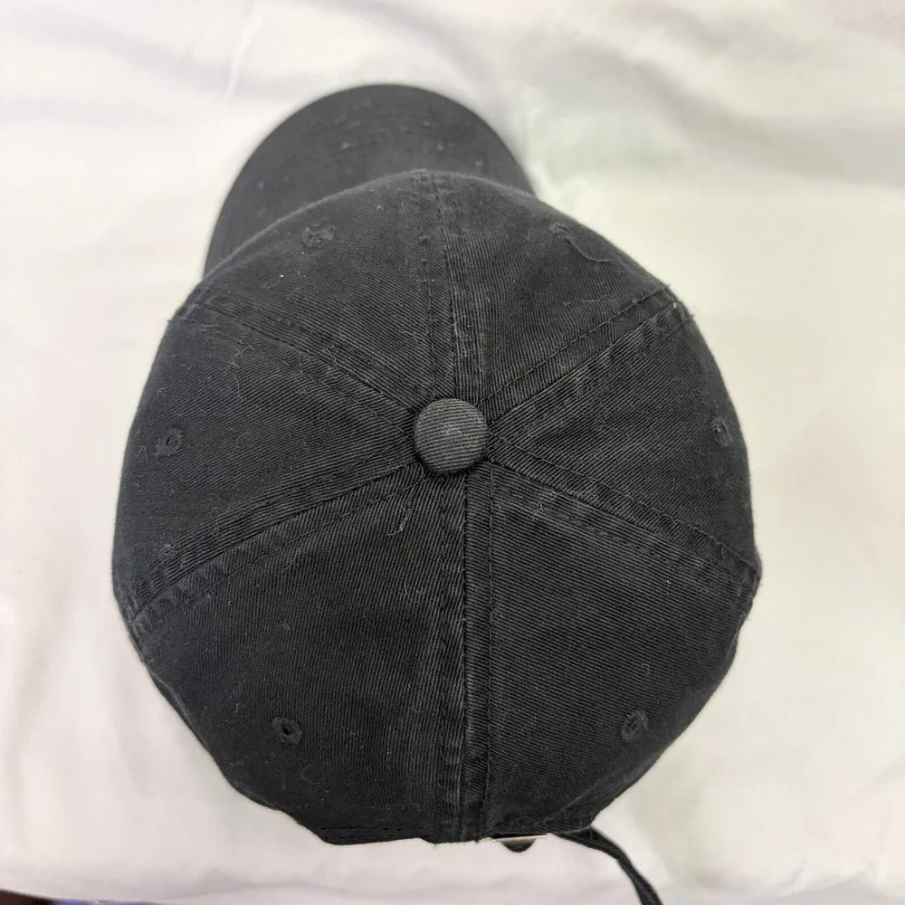 Unbranded Baseball Cap Daddy Chill Meme Unisex OSFM Black Embroidered Hat